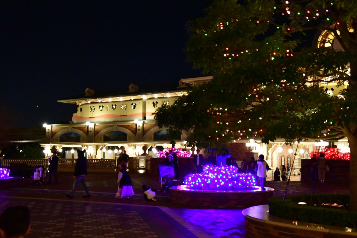 撮影・夜景・ディズニーリゾートライン・東京ディズニーランドステーション
