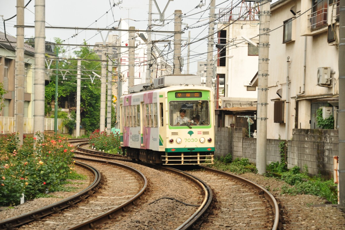 都電荒川線・撮影・荒川区役所前－荒川一中前