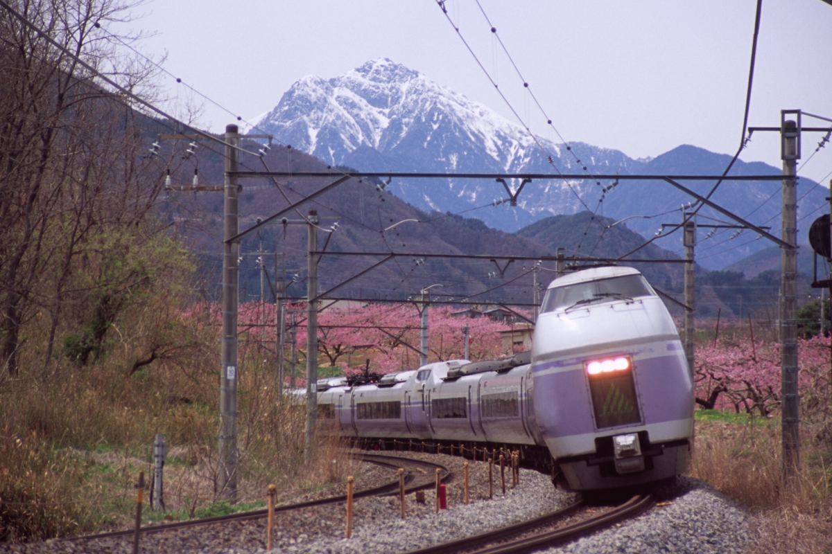 撮影・中央本線・新府桃源郷