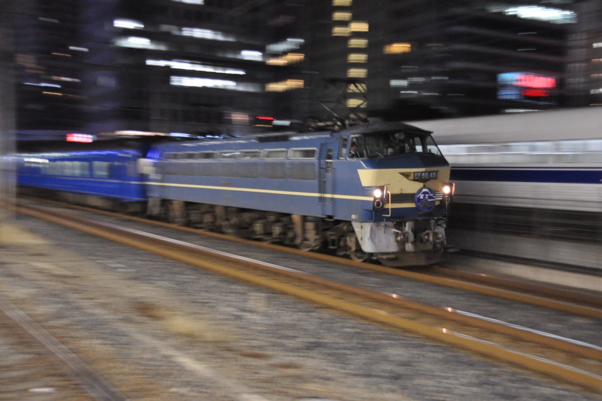 撮影・浜松町駅・富士・はやぶさ・ブルートレイン