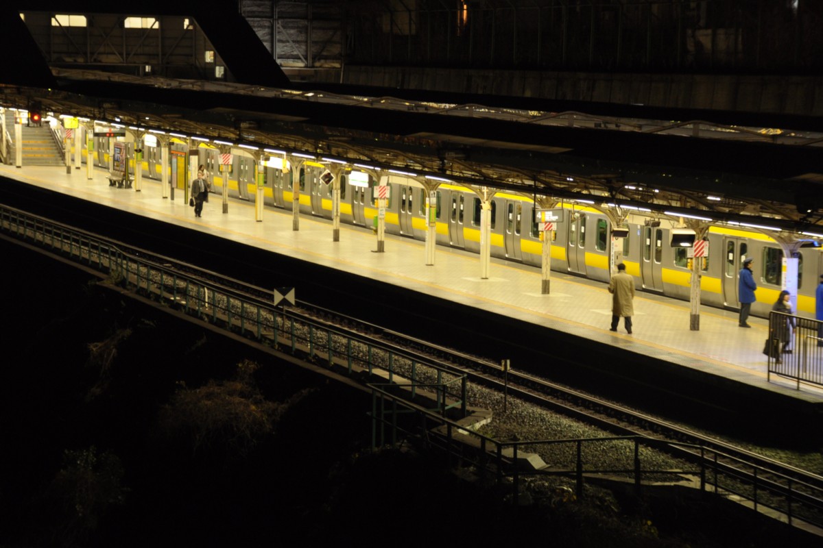 撮影・御茶ノ水駅・夜景