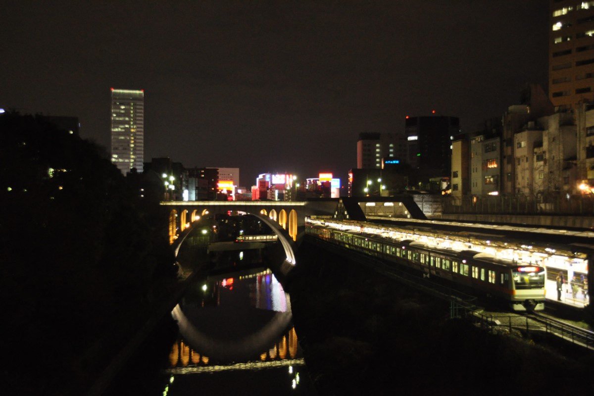撮影・御茶ノ水駅・夜景