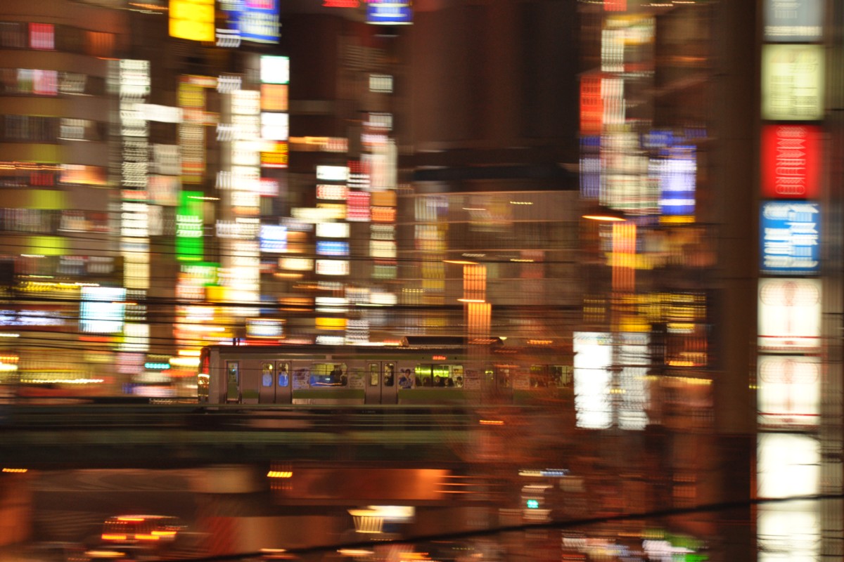 撮影・新宿駅・夜景