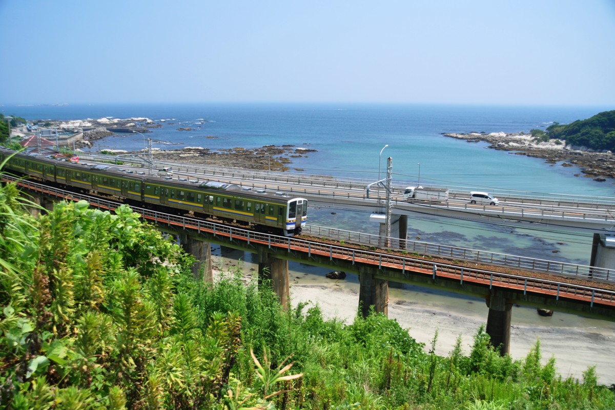 撮影・内房線・江見－太海