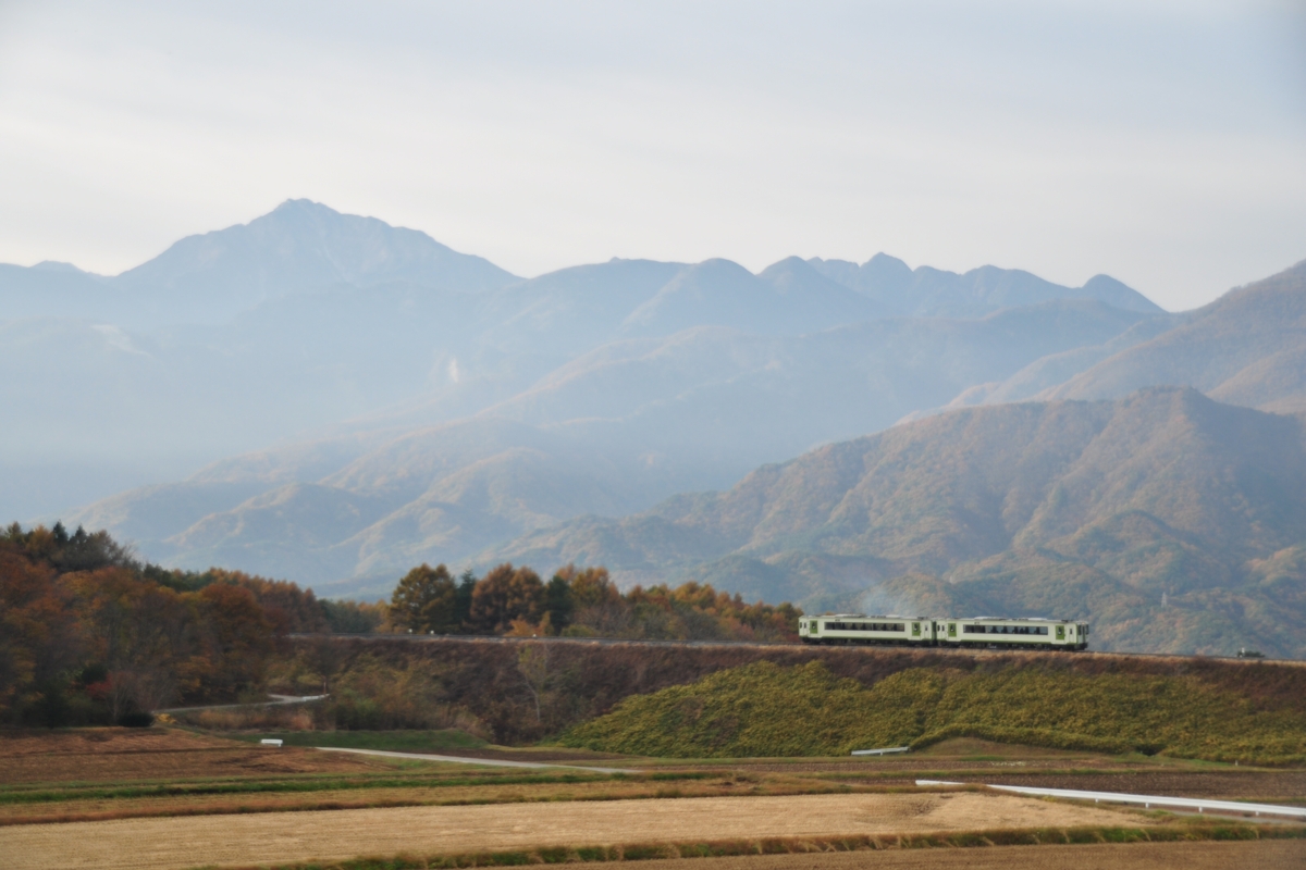 撮影・紅葉・小海線・小淵沢－甲斐小泉