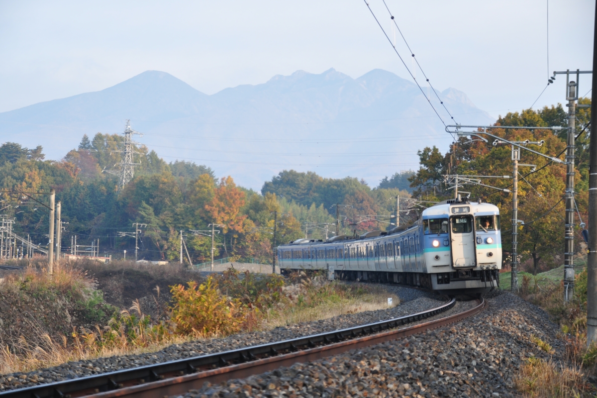 撮影・紅葉・中央本線・長坂－小淵沢