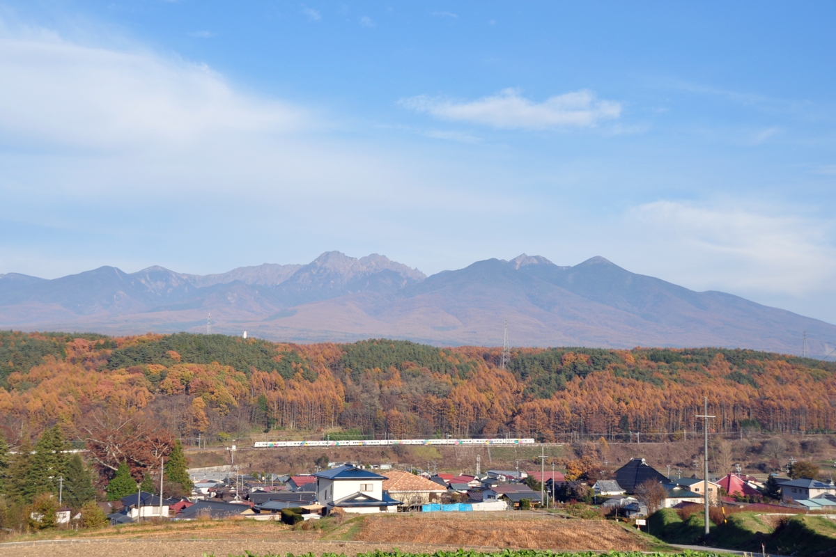 撮影・紅葉・中央本線・すずらんの里