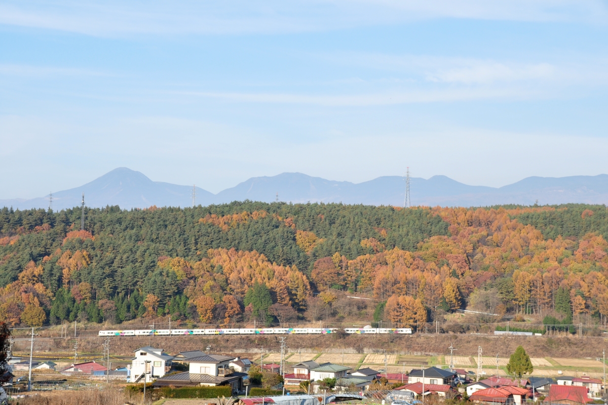 撮影・紅葉・中央本線・すずらんの里