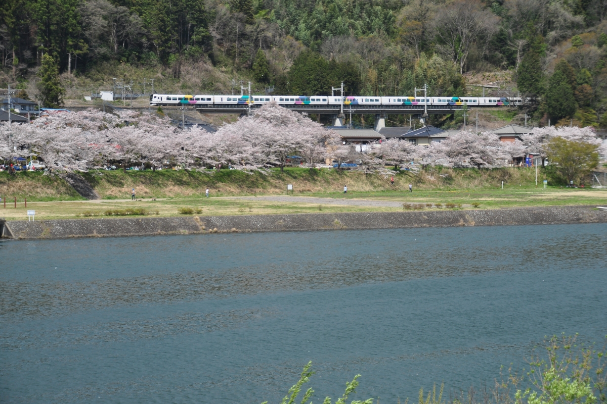 撮影・桜・中央本線・上野原