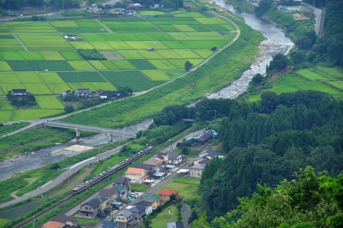 撮影・播但線・竹田（竹田城址俯瞰）