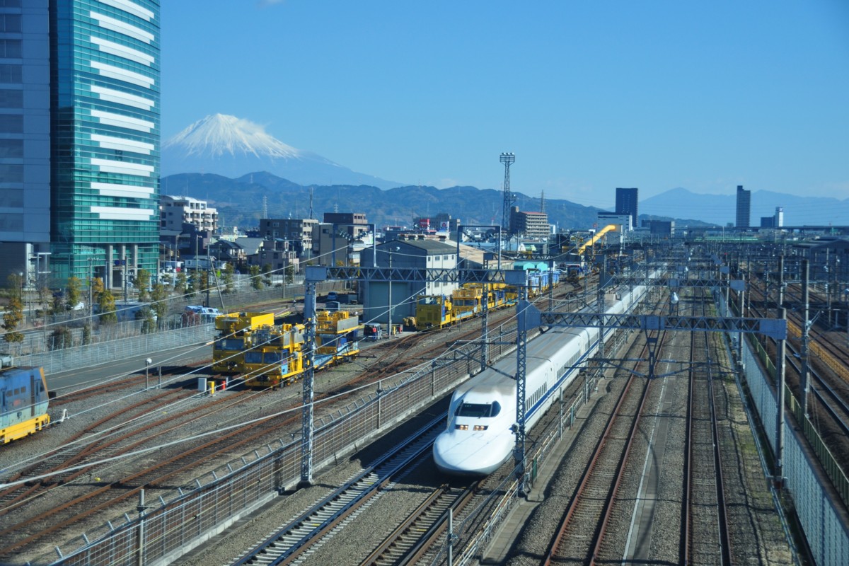 撮影・富士山・東海道本線・東静岡