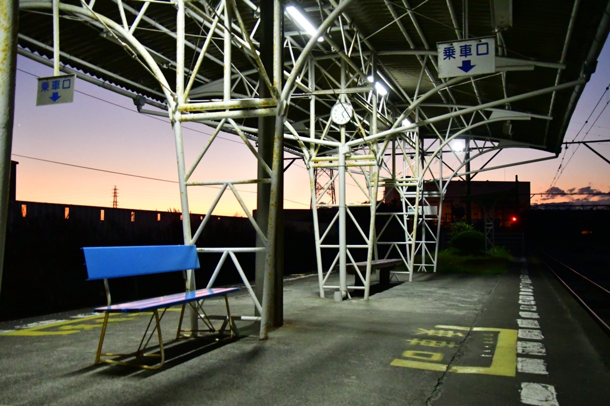 撮影・夜景・岳南電車・比奈