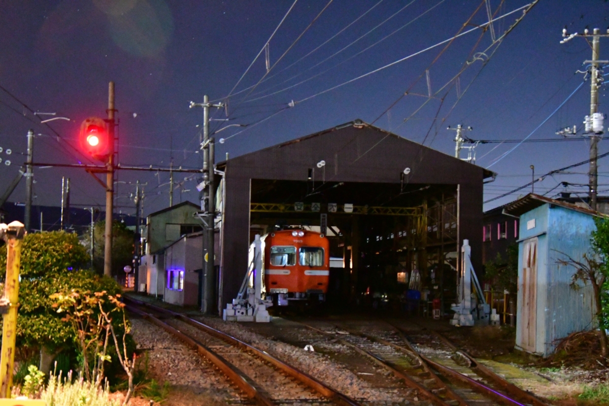 撮影・夜景・岳南電車・岳南富士岡