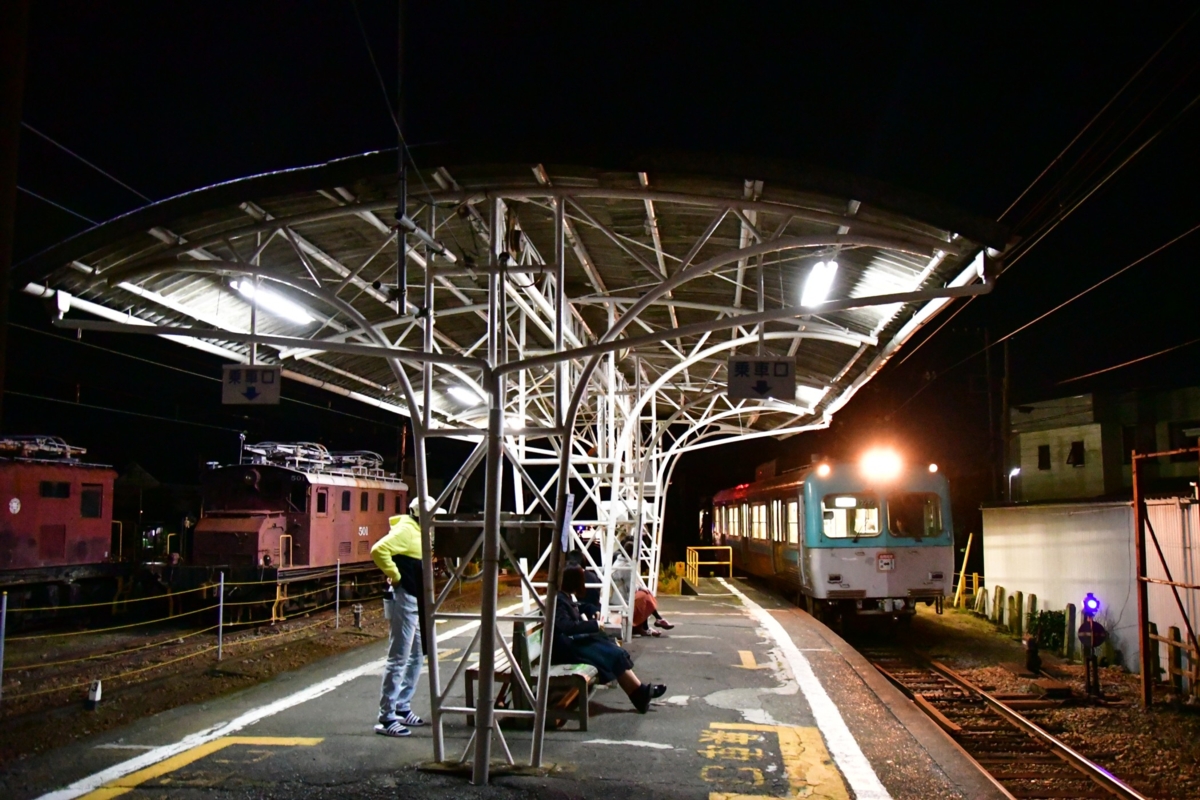 撮影・夜景・岳南電車・岳南富士岡