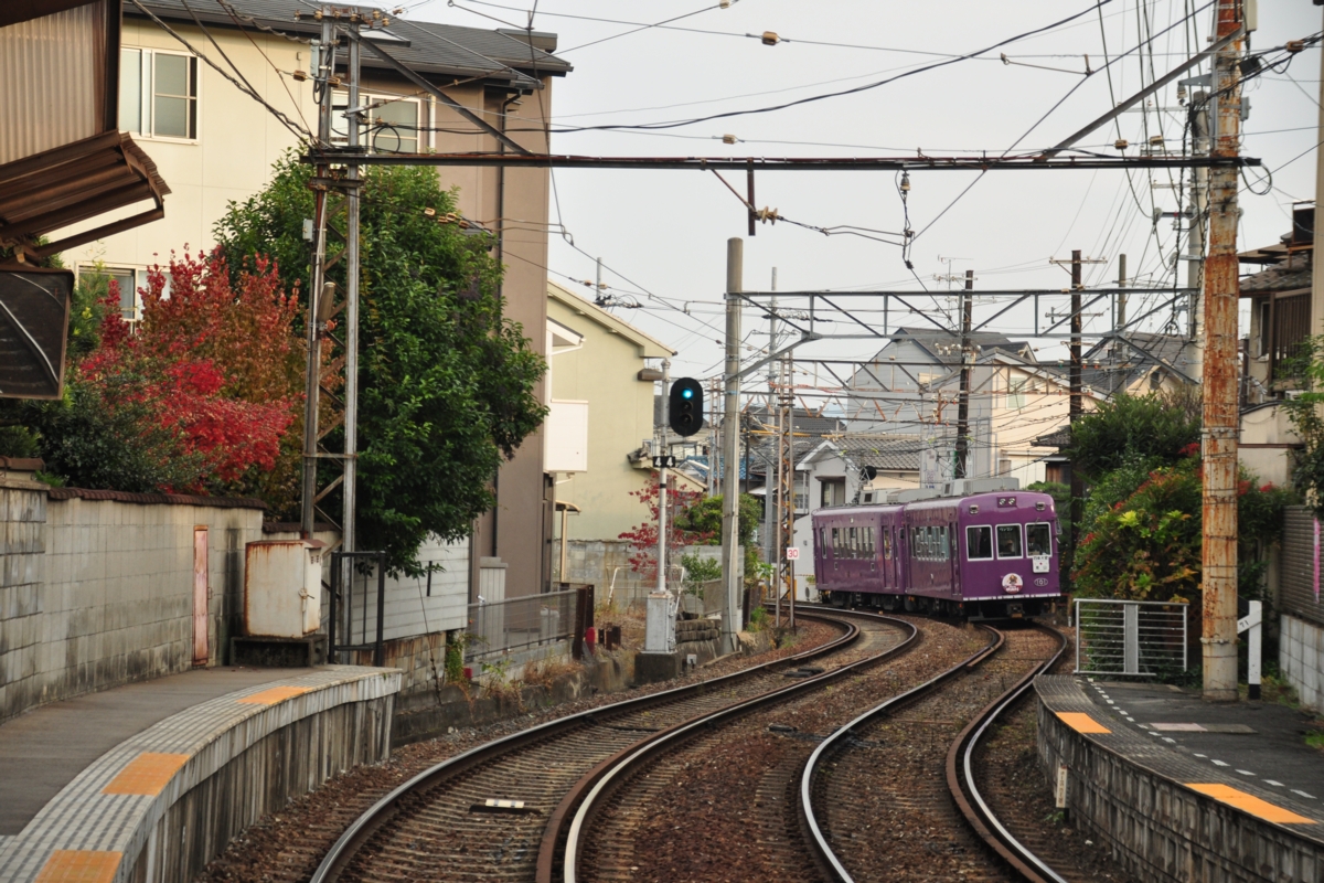 撮影・紅葉・嵐電・太秦広隆寺