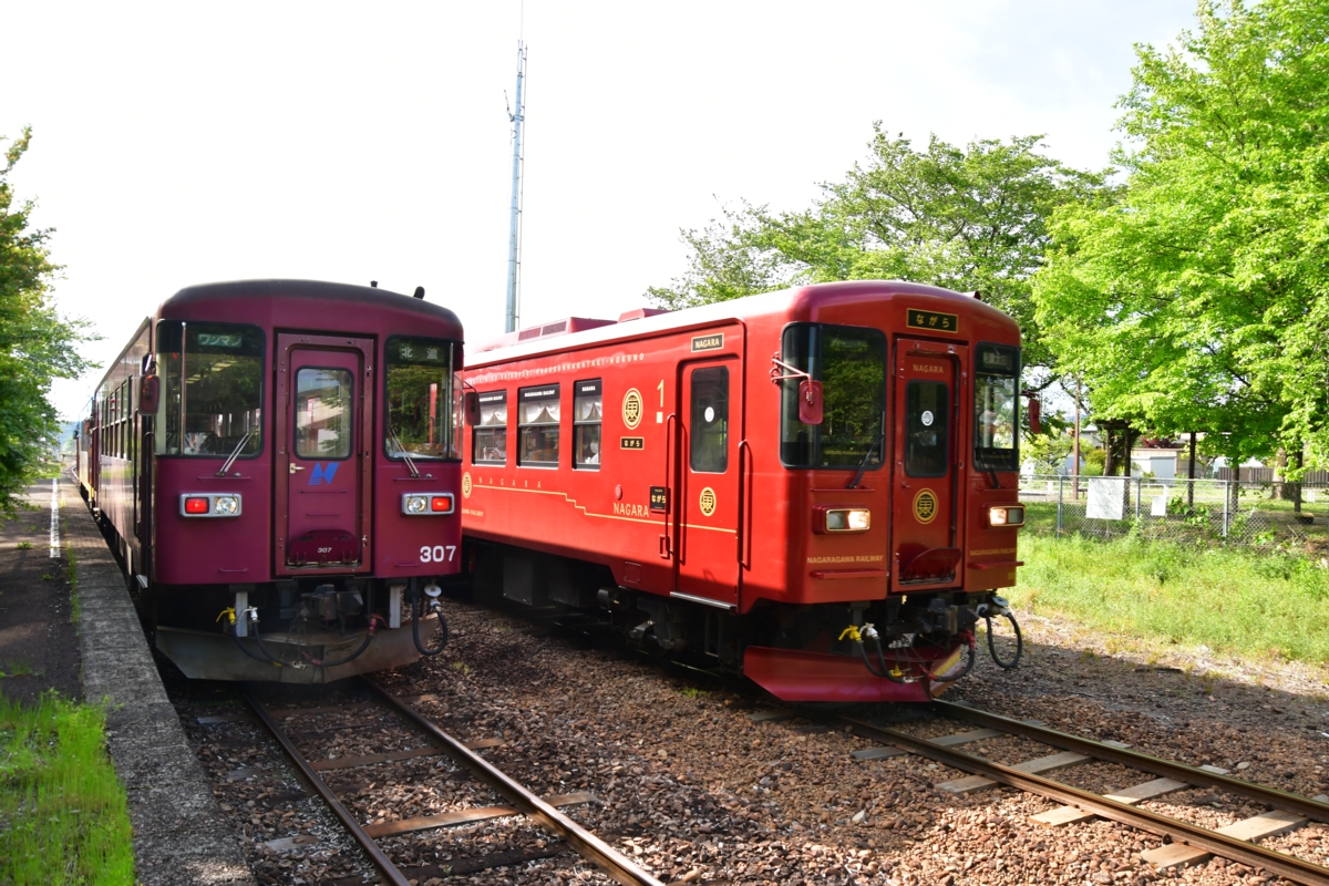 撮影・新緑・長良川鉄道・富加
