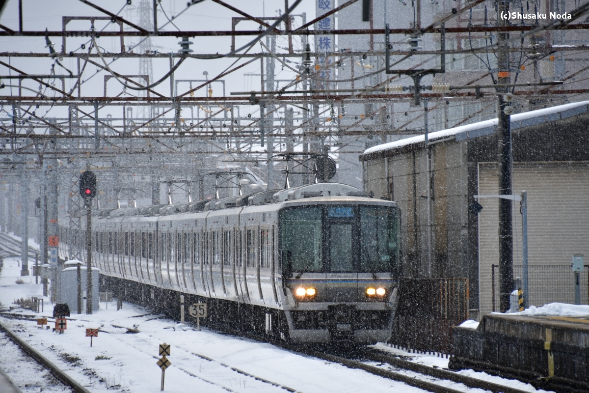 鉄道写真・雪景色・撮影地：彦根駅