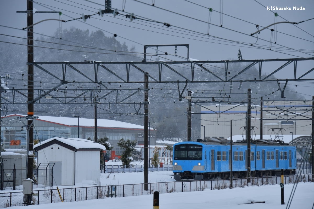鉄道写真・雪景色・撮影地：米原駅
