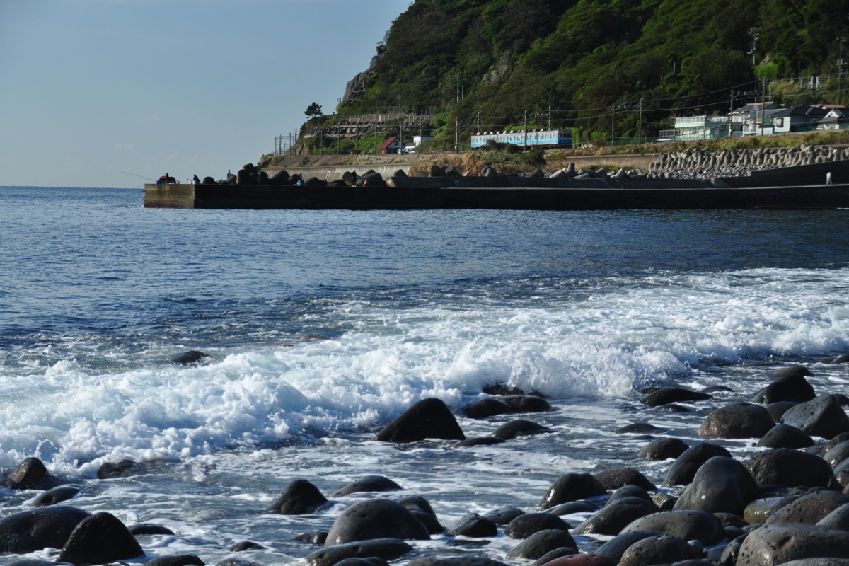 撮影・伊豆急行・片瀬白田