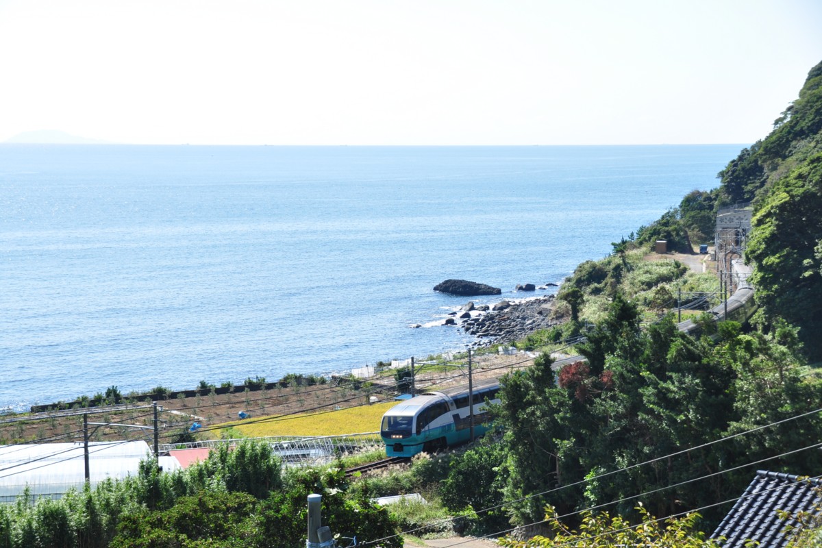 撮影・伊豆急行・伊豆稲取－今井浜海岸