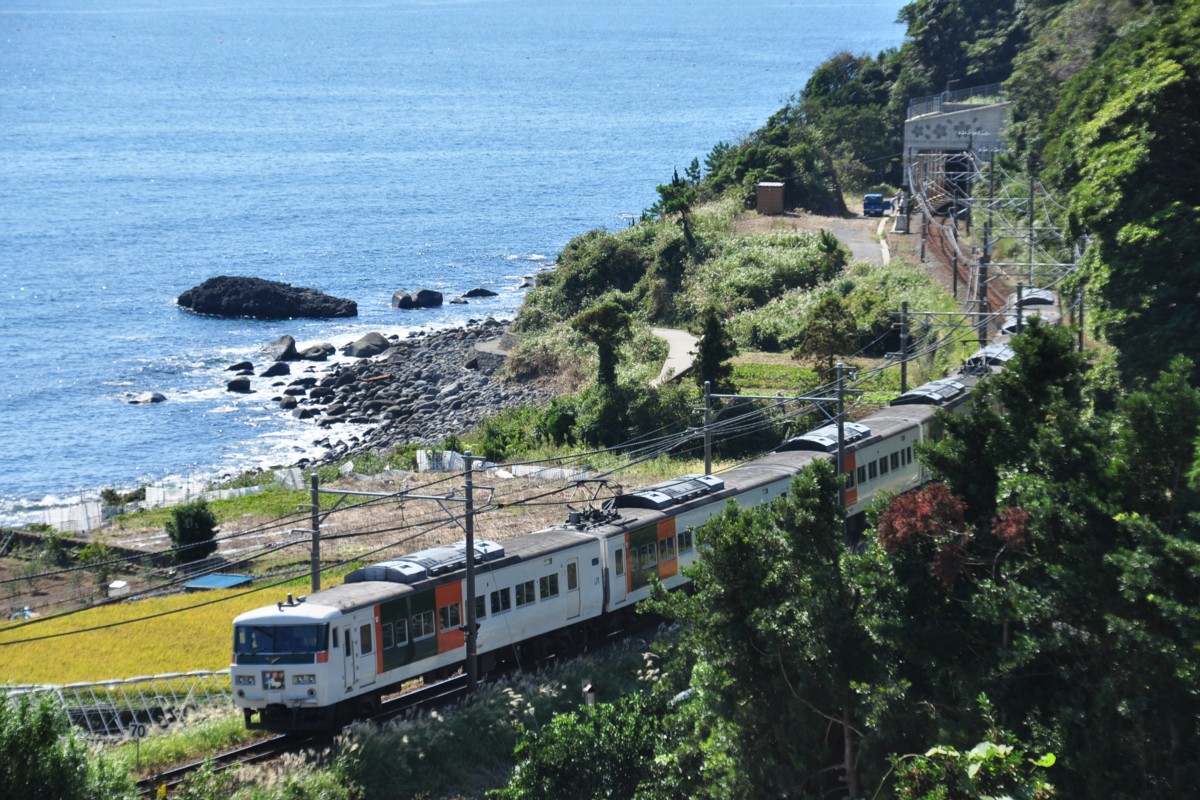 撮影・伊豆急行・伊豆稲取－今井浜海岸