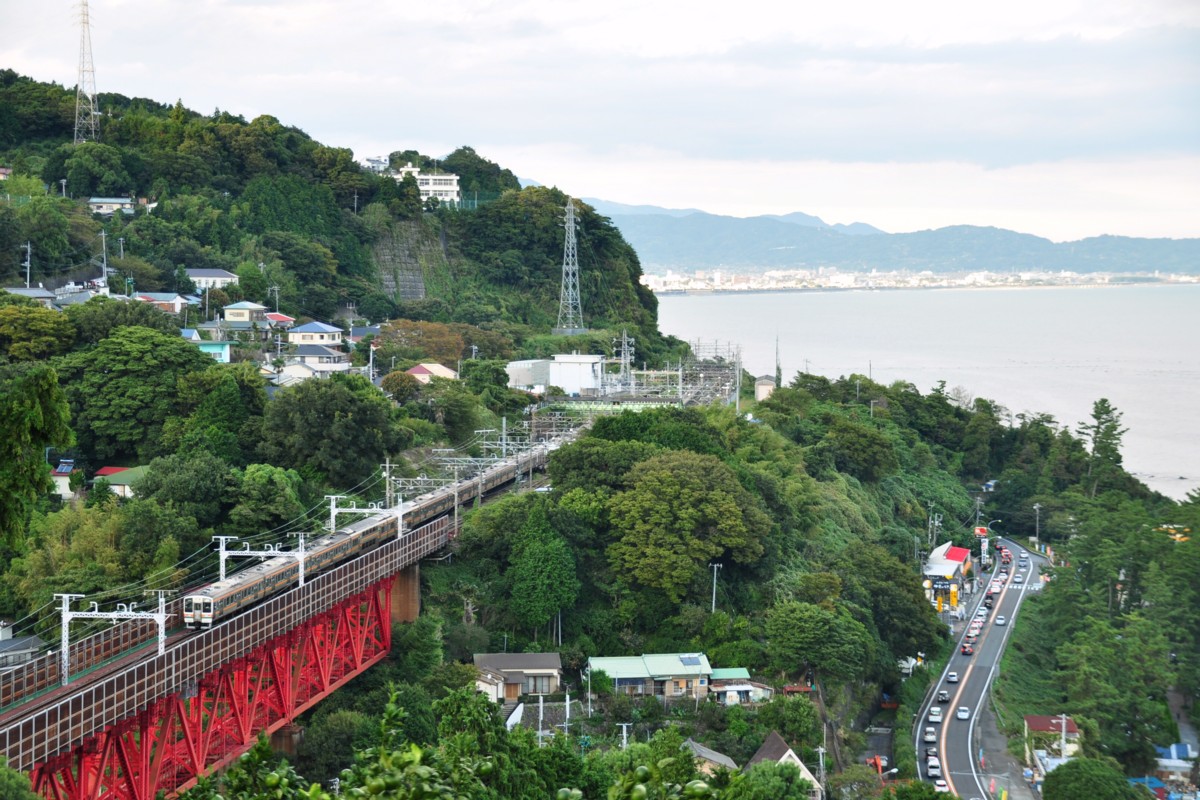 撮影・東海道本線・根府川－真鶴