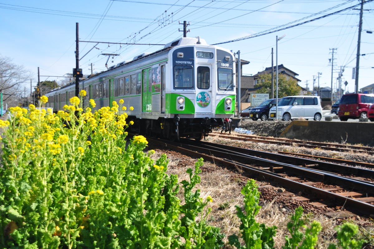 撮影・豊橋鉄道渥美線・老津