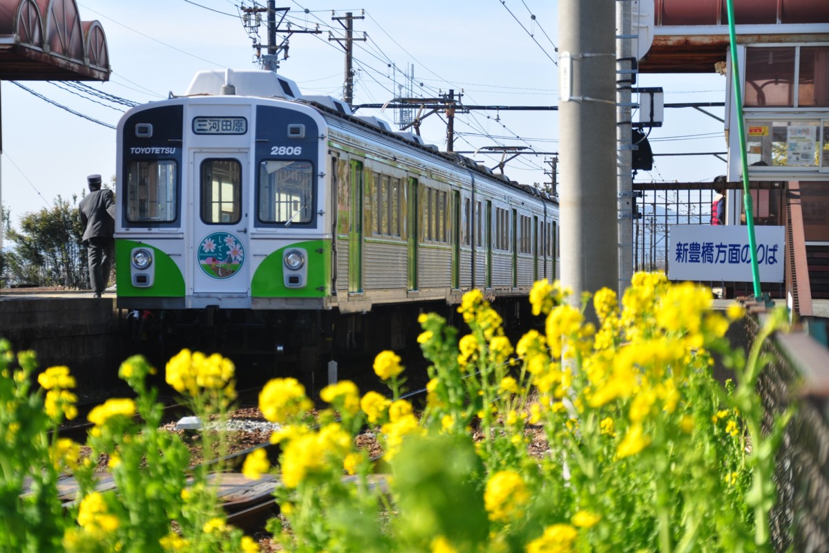撮影・豊橋鉄道渥美線・老津