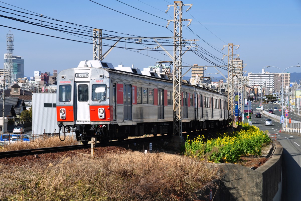 撮影・豊橋鉄道渥美線・柳生橋－小池