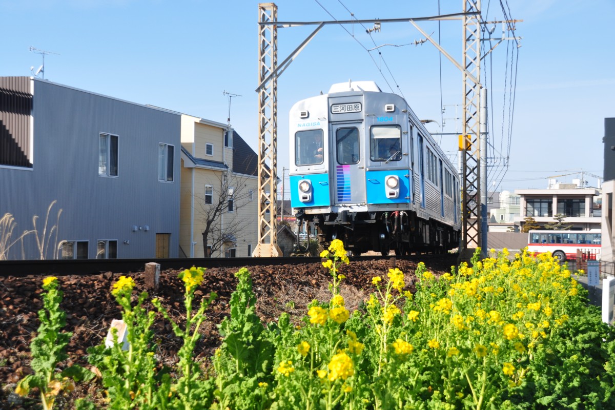 撮影・豊橋鉄道渥美線・柳生橋－小池