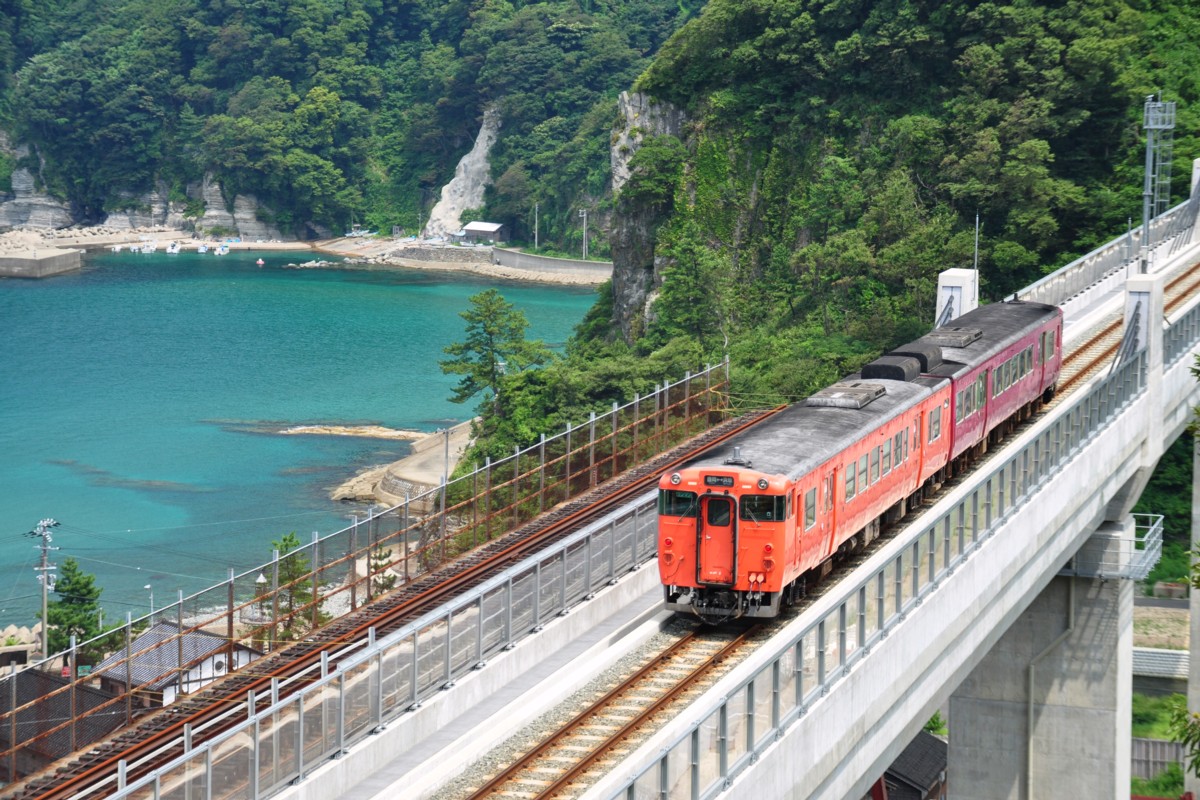 撮影・山陰本線・鎧－餘部