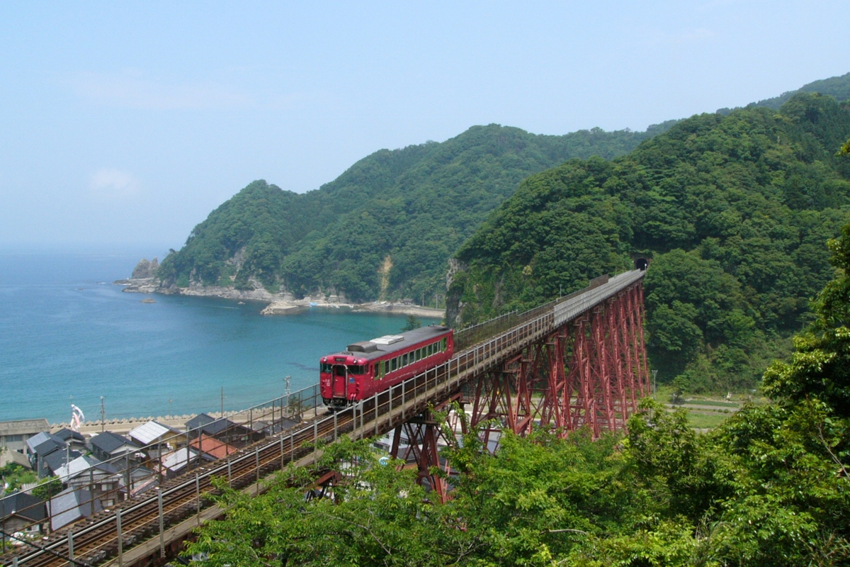 撮影・山陰本線・鎧－餘部