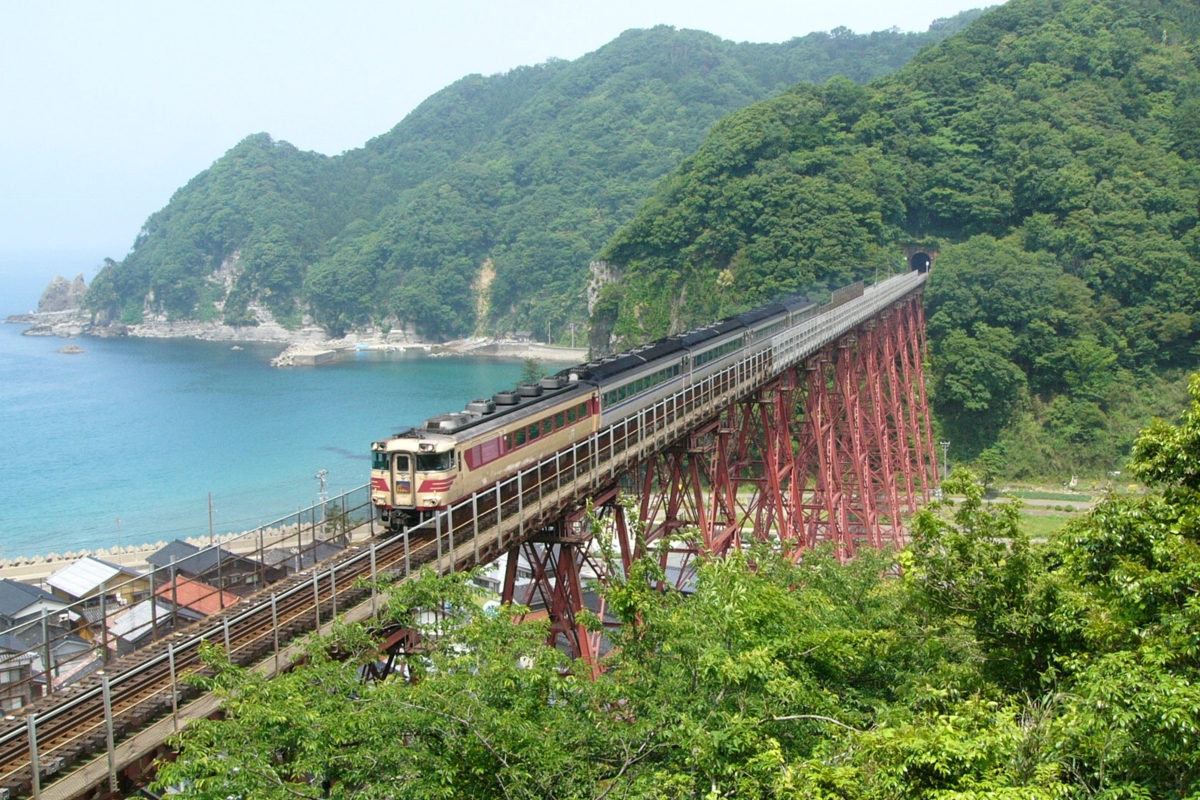 撮影・山陰本線・鎧－餘部