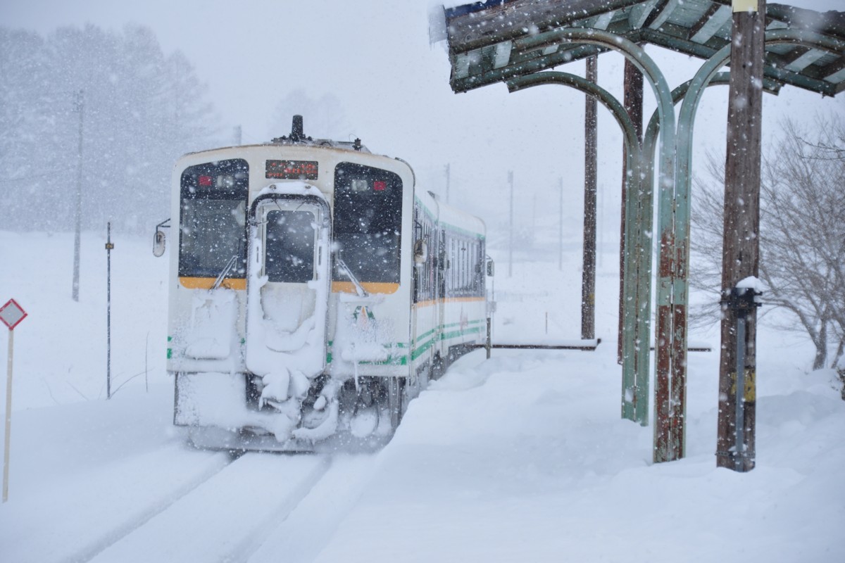撮影・雪・会津鉄道・会津長野