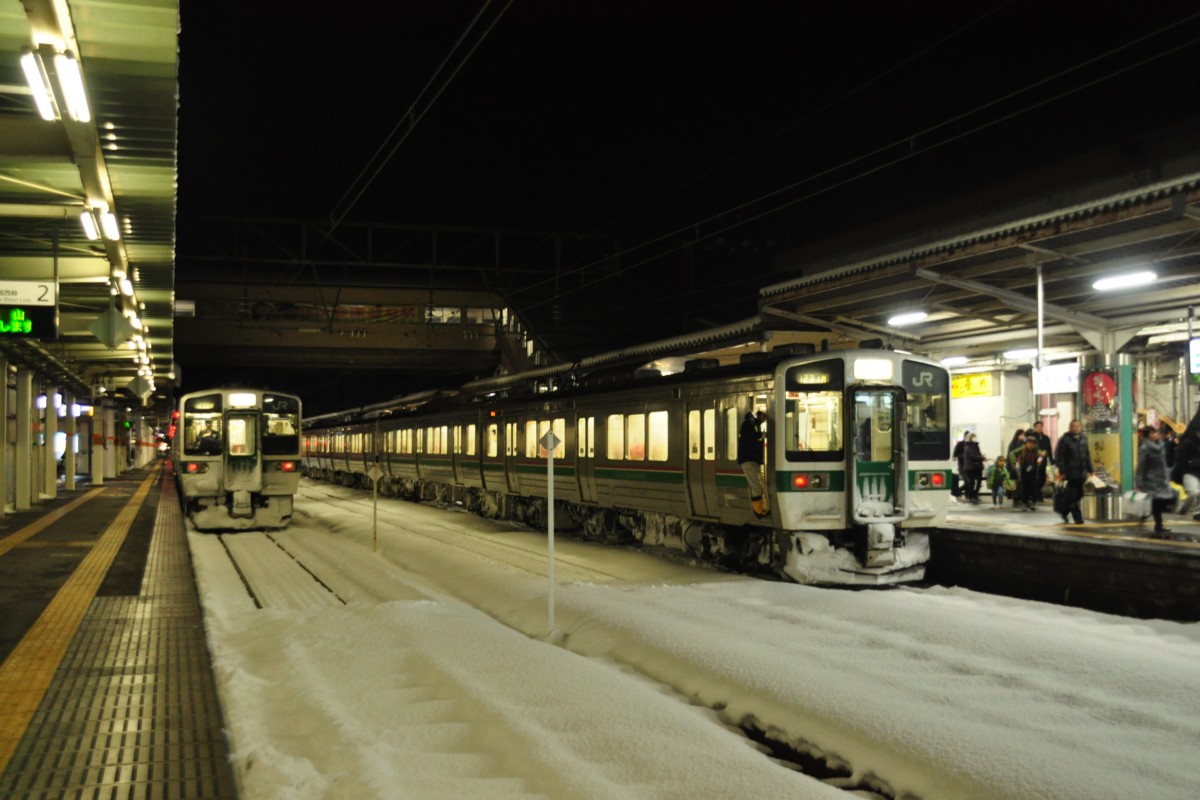撮影・雪・夜・会津若松