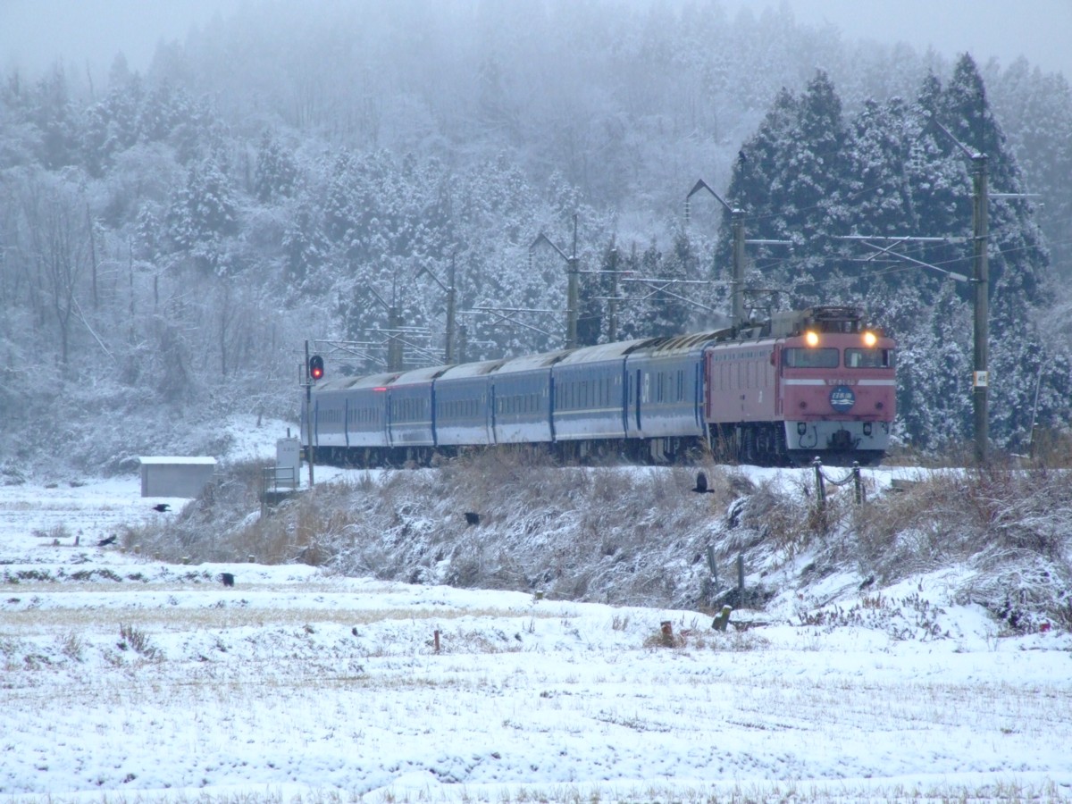 撮影・雪・羽越本線・桂根－新屋