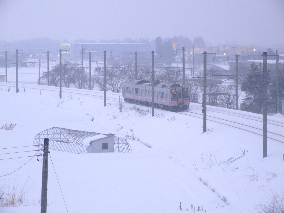 撮影・雪・奥羽本線・大曲－神宮寺