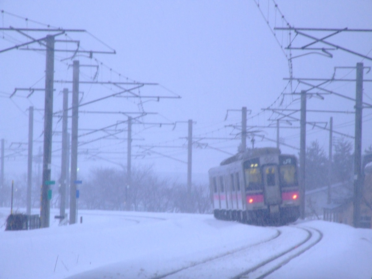 撮影・雪・奥羽本線・大曲－神宮寺