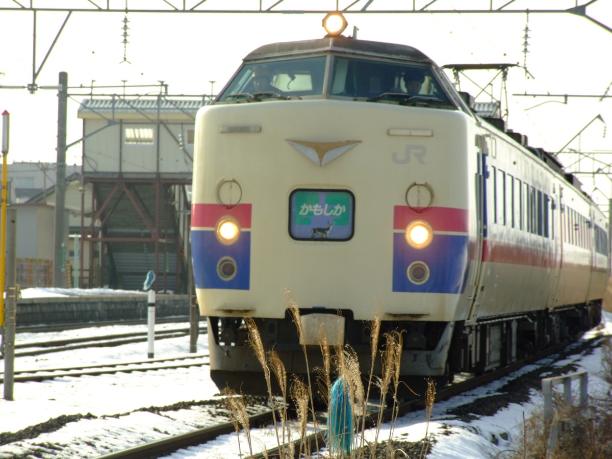 撮影・雪・奥羽本線・羽後飯塚－井川さくら