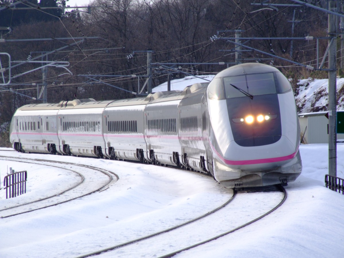 撮影・雪・奥羽本線・羽後境－大張野