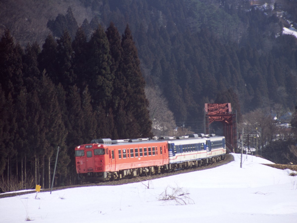 撮影・雪・磐越西線・鹿瀬－日出谷