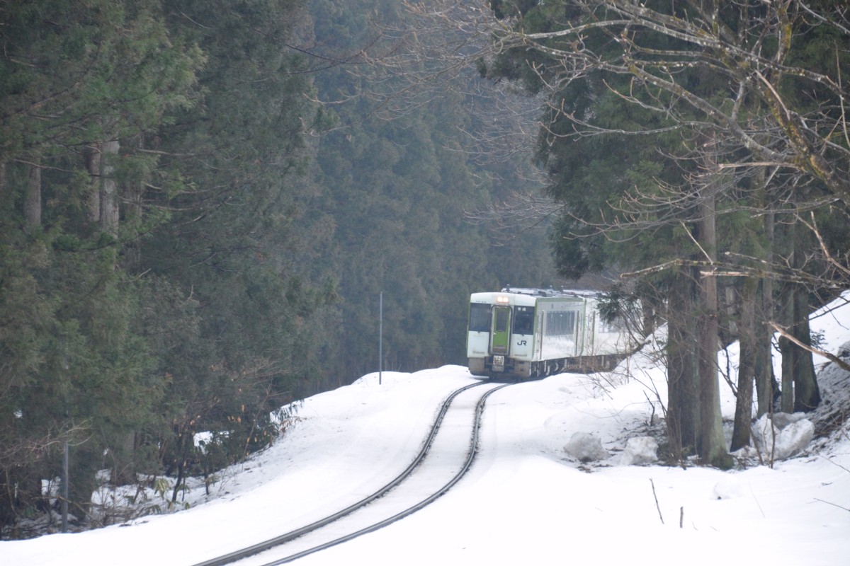 撮影・雪・磐越西線・野沢－上野尻