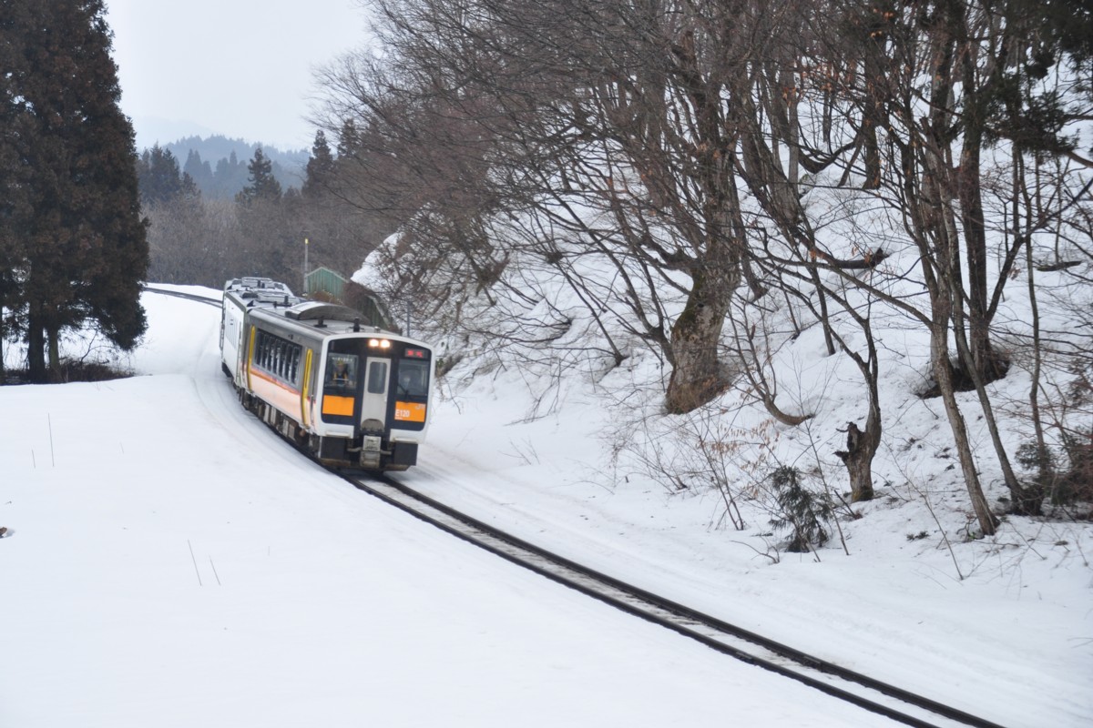 撮影・雪・磐越西線・野沢－上野尻
