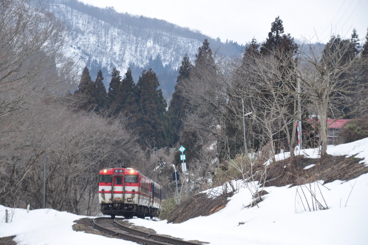 撮影・雪・磐越西線・荻野－尾登