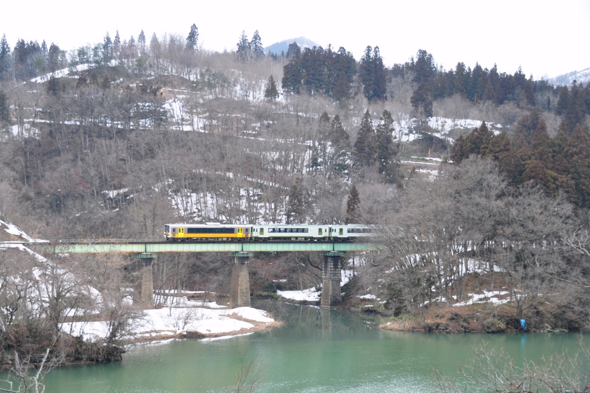 撮影・雪・磐越西線・山都－荻野