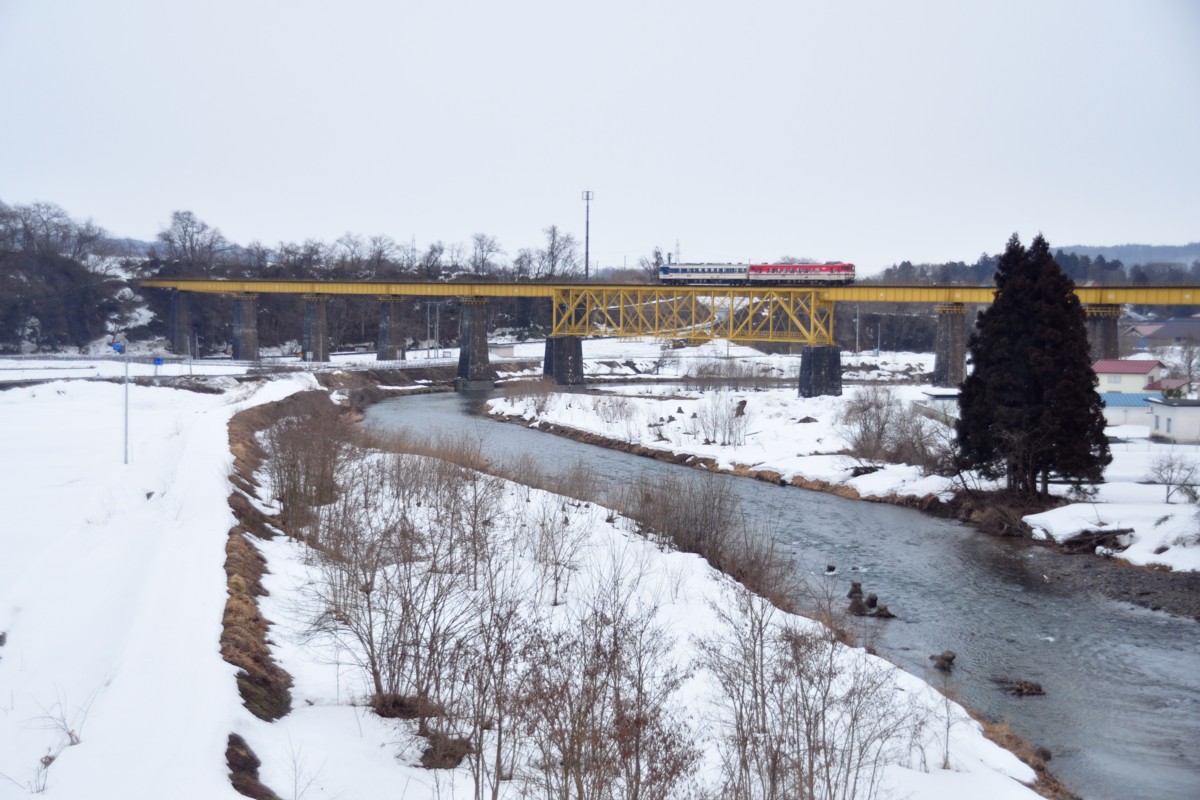 撮影・雪・磐越西線・喜多方－山都