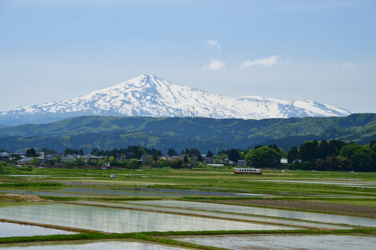 撮影・鳥海山・由利高原鉄道・曲沢－前郷