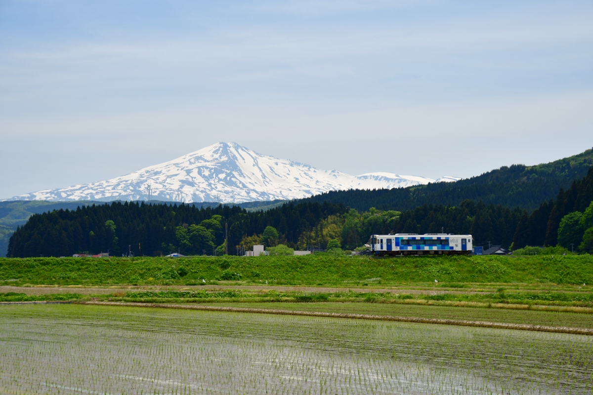 撮影・鳥海山・由利高原鉄道・曲沢