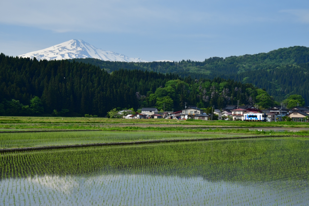 撮影・鳥海山・由利高原鉄道・西滝沢