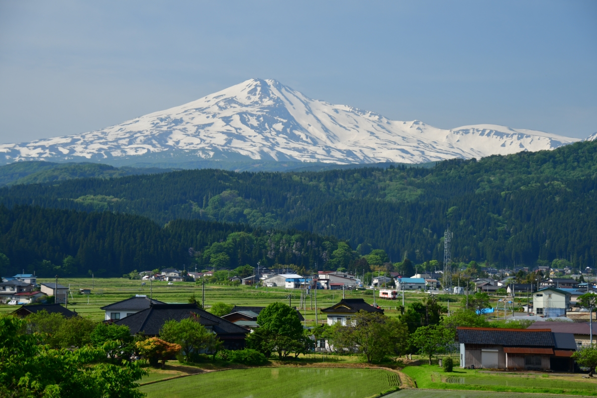 撮影・鳥海山・由利高原鉄道・久保田－西滝沢